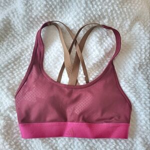 adidas Womens Don't Rest Iteration Sports Bra - Pink -Size XS-